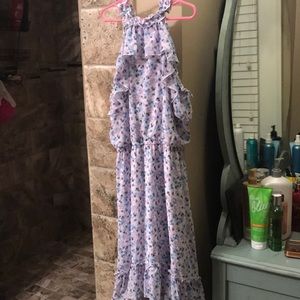 Girls’ halter dress